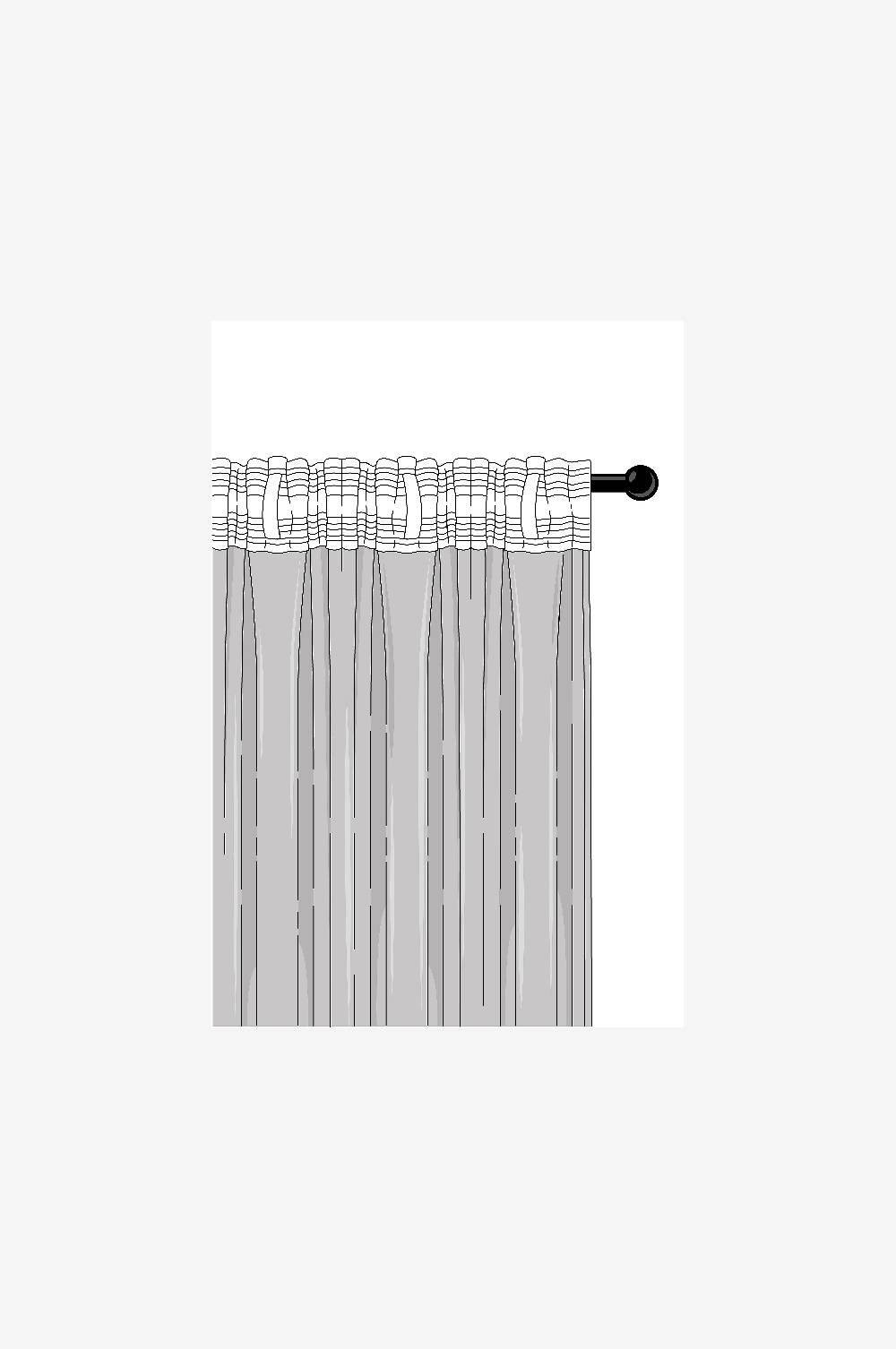 Jotex SAVANNAH Multifunktionsgardine extra breit, 1 Schal Rabatte dieses Monats
