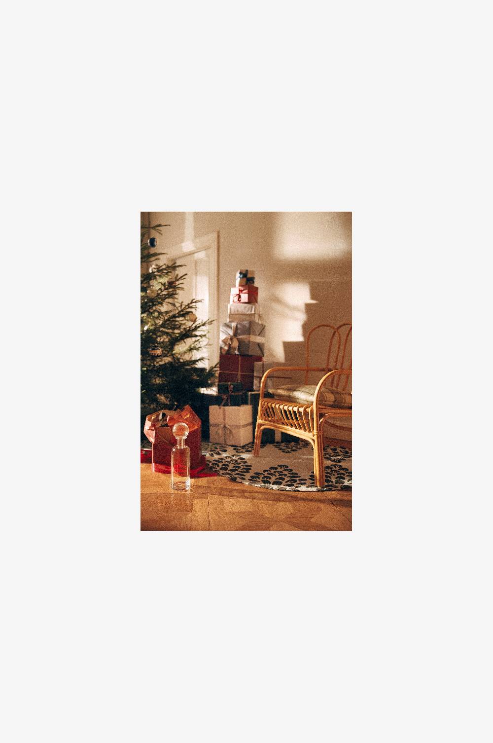 Jotex PINE TIME Flachgewebeteppich Ø 110 cm Black Friday
