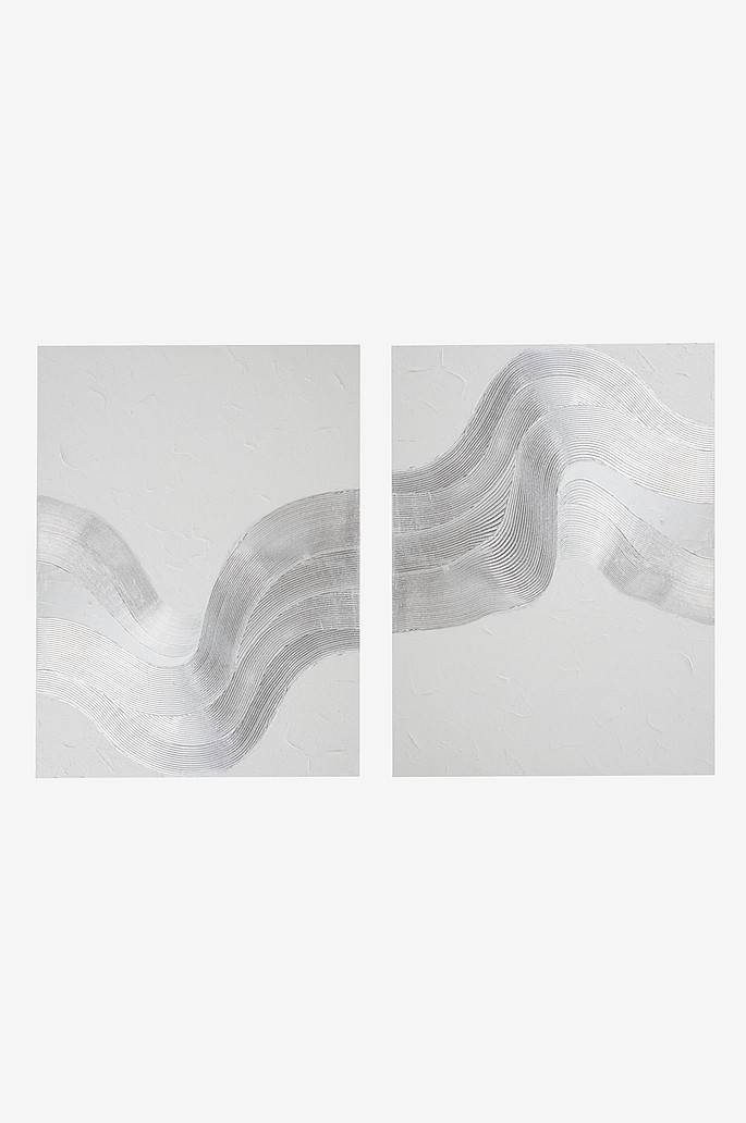 Jotex SWIRL Leinwandbild 90x120 cm, 2-teilig Schlussverkauf