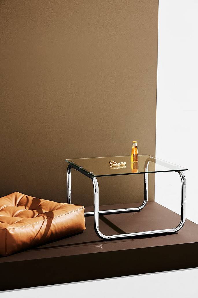 Jotex Lulu Couchtisch aus Glas und Chrom 60x60 cm Bestseller