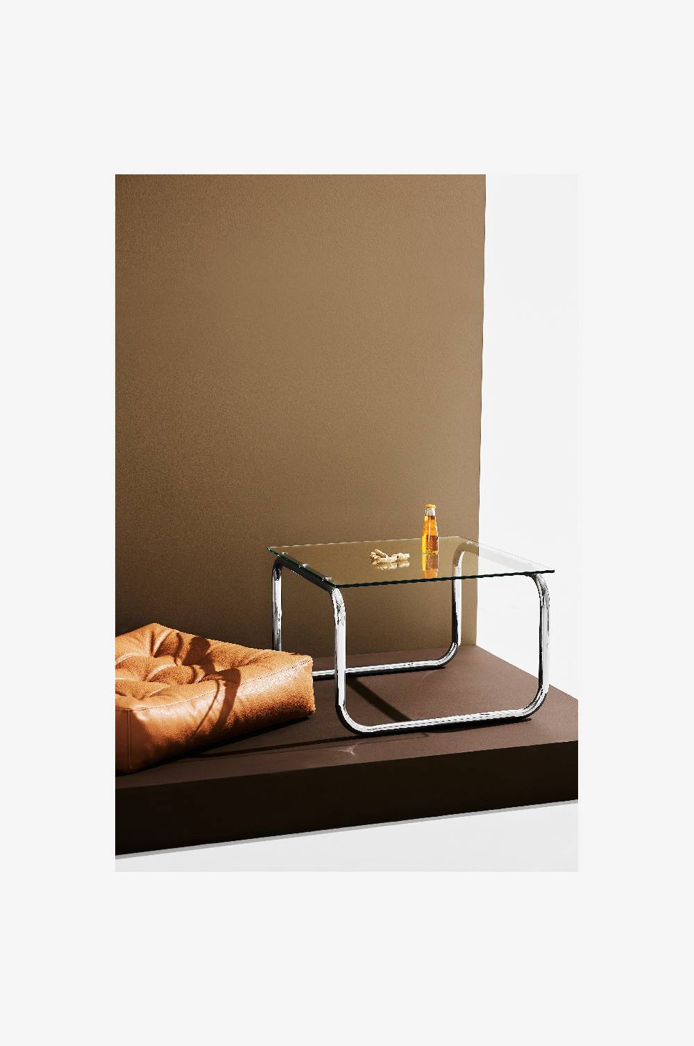 Jotex Lulu Couchtisch aus Glas und Chrom 60x60 cm Bestseller