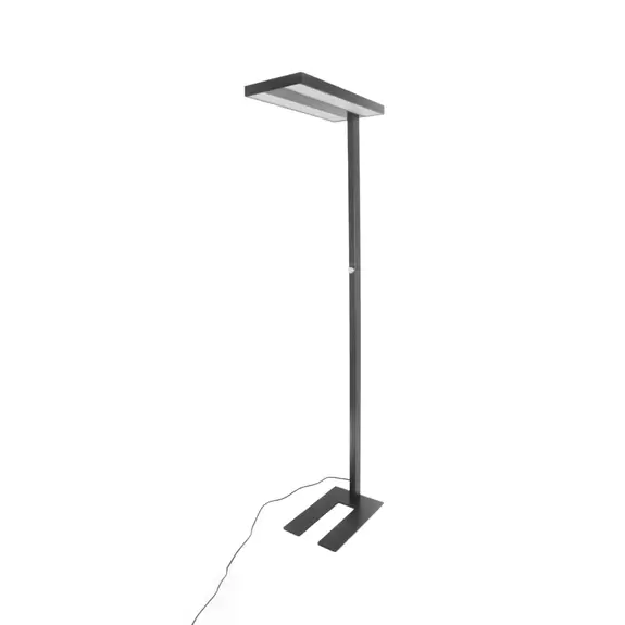 Lampenwelt Arcchio LED-Stehlampe Logan Basic, schwarz, 6000 lm, dimmbar 50% Rabatt für begrenzte Zeit