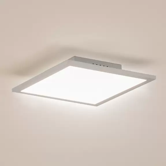 Lampenwelt Lindby LED-Panel Enhife, weiß, 29,5 x 29,5 cm, Aluminium Rabatte dieses Monats