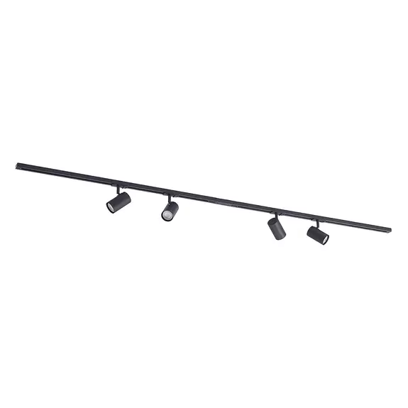 Lampenwelt Lindby 1-Phasen-Schienensystem Linaro GU10 schwarz 4 x 10 W Angebote