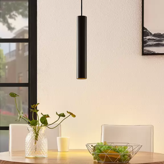 Lampenwelt Arcchio Ejona Pendellampe, Höhe 35 cm, schwarz Fabrik Onlineshop