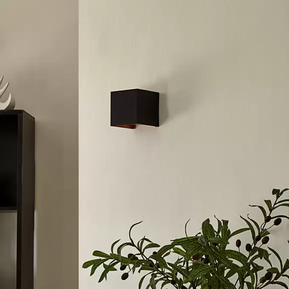 Lampenwelt Arcchio Wandleuchte Zuzana, eckig, schwarz, G9, 9,7 cm breit Preisnachlass