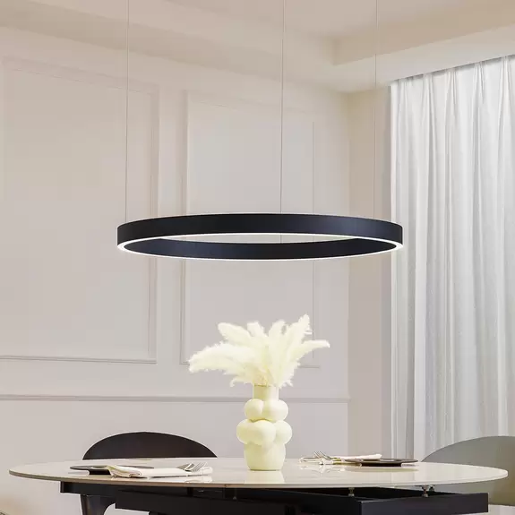 Lampenwelt Arcchio Answin LED-Hängeleuchte 49 W schwarz Super Sparpreis