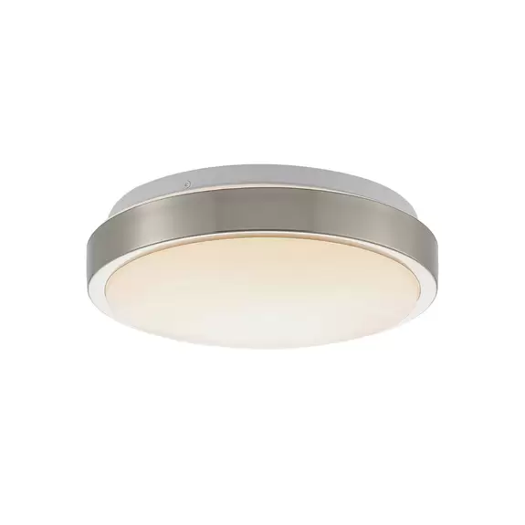 Lampenwelt Lindby Camille LED-Sensor-Deckenlampe Ø26cm nickel Letzte 3 Tage