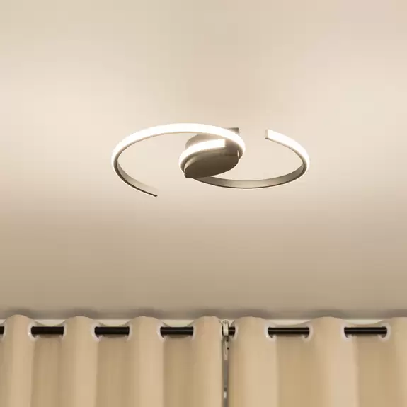 Lampenwelt Lindby Chukira LED-Deckenlampe 21W stepdim schwarz JETZT KAUFEN