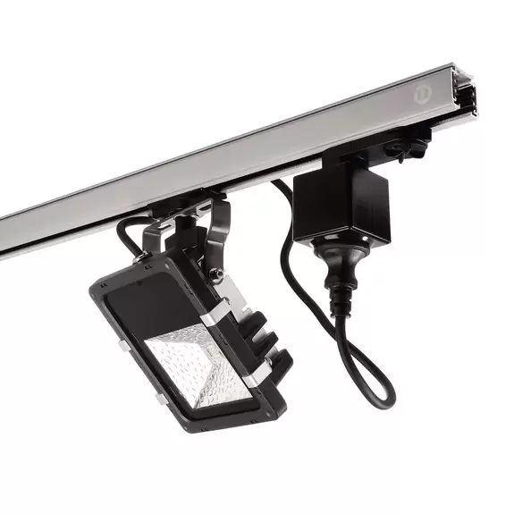 Lampenwelt D Line Steckdosenadapter 3-Phasen-Schiene schwarz Fabrikpreis