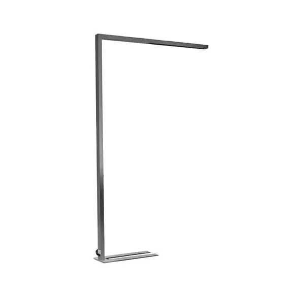 Lampenwelt LED-Büro-Stehlampe Jolinda Sensor, Dimmer, silber Muttertagsangebot