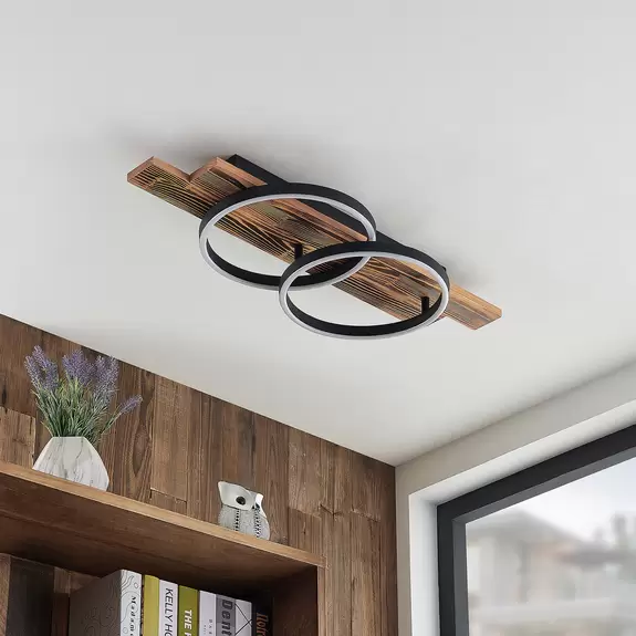Lampenwelt Lindby Sentoa LED-Deckenleuchte, zweiflammig Valentinstagsangebot