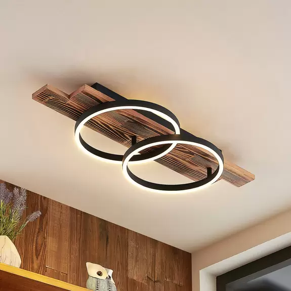 Lampenwelt Lindby Sentoa LED-Deckenleuchte, zweiflammig Valentinstagsangebot