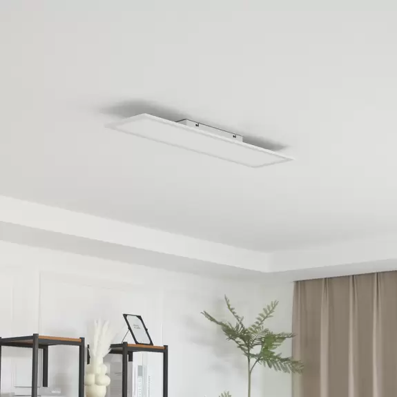 Lampenwelt Lindby LED-Panel Enhife, weiß, 80 x 20 cm, Aluminium Exklusive Angebote