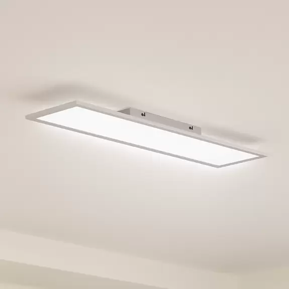 Lampenwelt Lindby LED-Panel Enhife, weiß, 80 x 20 cm, Aluminium Exklusive Angebote