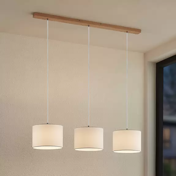 Lampenwelt Lindby Imarin Hängeleuchte, 3-flammig, weiß Super Sparpreis