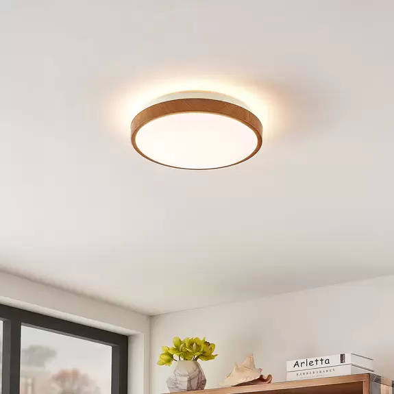 Lampenwelt Lindby Mendosa LED-Deckenleuchte, rund Kostenlose Rückgabe