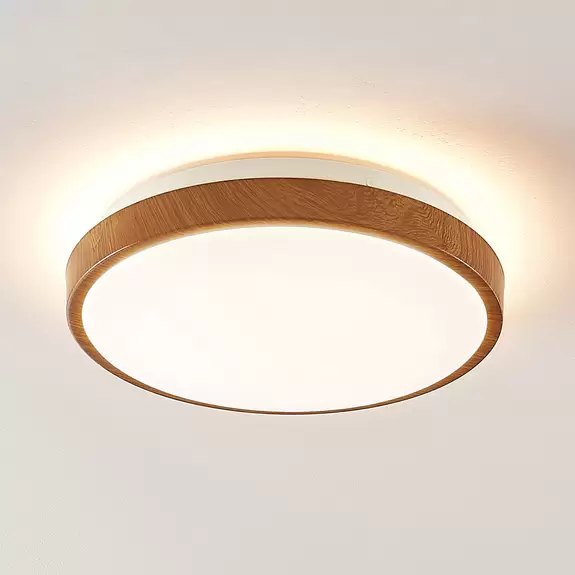 Lampenwelt Lindby Mendosa LED-Deckenleuchte, rund Kostenlose Rückgabe