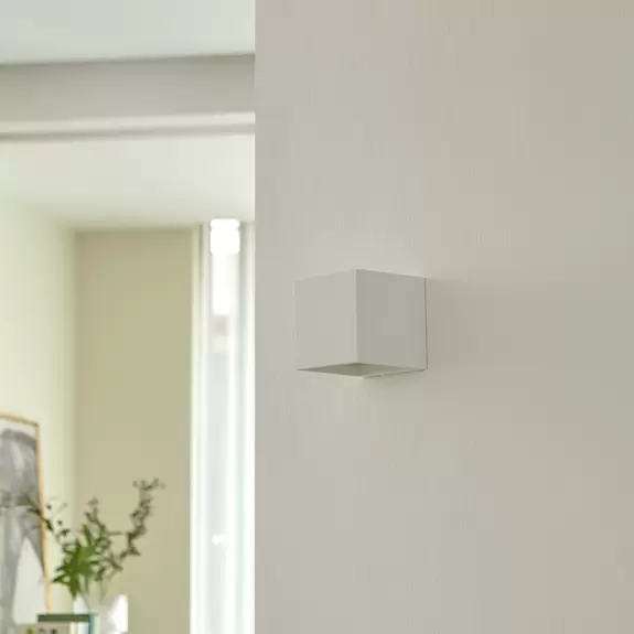 Lampenwelt Gipsleuchte Kay mit Up- und Downlight Sonderangebot der Fabrik