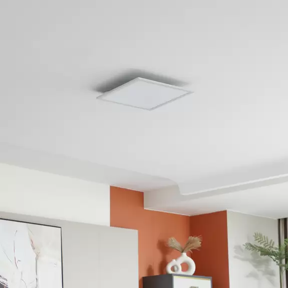 Lampenwelt Lindby LED-Panel Enhife, weiß, 39,5 x 39,5 cm, Aluminium Discount Store für neue Produkte