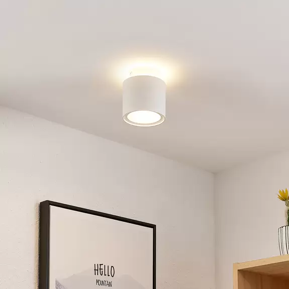 Lampenwelt Arcchio Walisa Deckenlampe, Milchglas, weiß Begrenztes Angebot