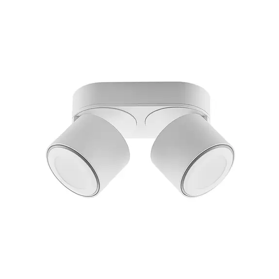 Lampenwelt Lindby Lowie LED-Spot, zweiflammig, weiß Top Angebot