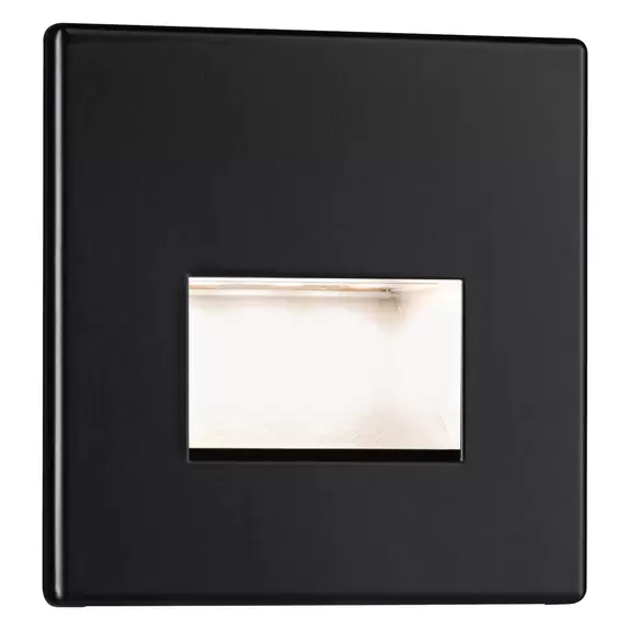 Lampenwelt Paulmann LED-Wandeinbauleuchte Edge, schwarz Exklusive Angebote