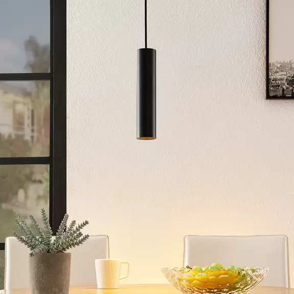 Lampenwelt Arcchio Ejona Pendellampe, Höhe 27 cm, schwarz Kauf eins, bekomm eins gratis