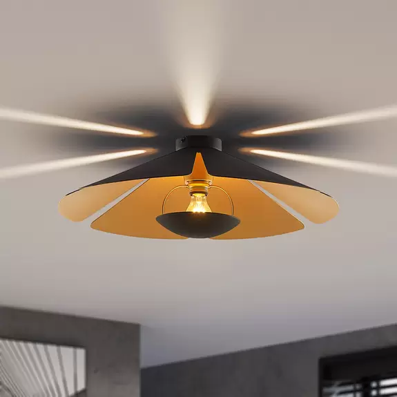 Lampenwelt Lucande Jemmily Deckenlampe, einflammig, rund 2025