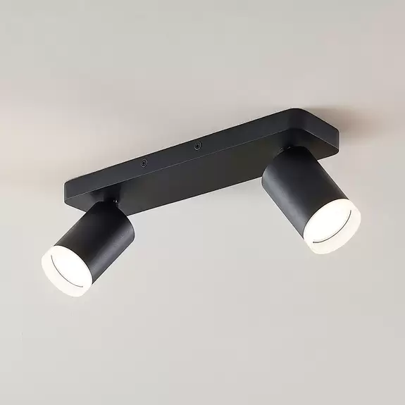 Lampenwelt Arcchio Efilius Deckenspot, schwarz, 2-fl Angebote