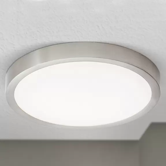 Lampenwelt LED-Deckenleuchte Vika, rund, titan matt, Ø 23cm Exklusivangebot