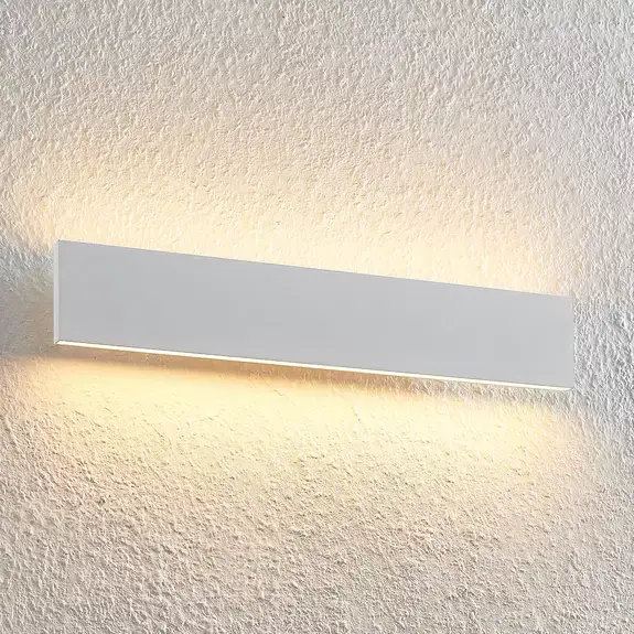 Lampenwelt Lindby Ignazia LED-Wandleuchte, 47 cm, weiß Online Outlet