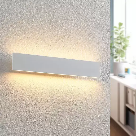 Lampenwelt Lindby Ignazia LED-Wandleuchte, 47 cm, weiß Online Outlet