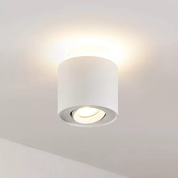 Lampenwelt Arcchio Walisa Deckenlampe, rund, weiß Kostenlose Rückgabe
