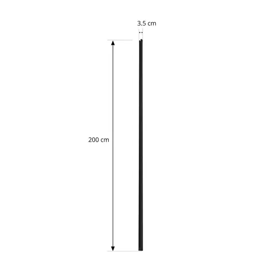 Lampenwelt Lindby Stromschiene Linaro, 2 m, schwarz, 1-Phasen-System Bis zu 60% Rabatt