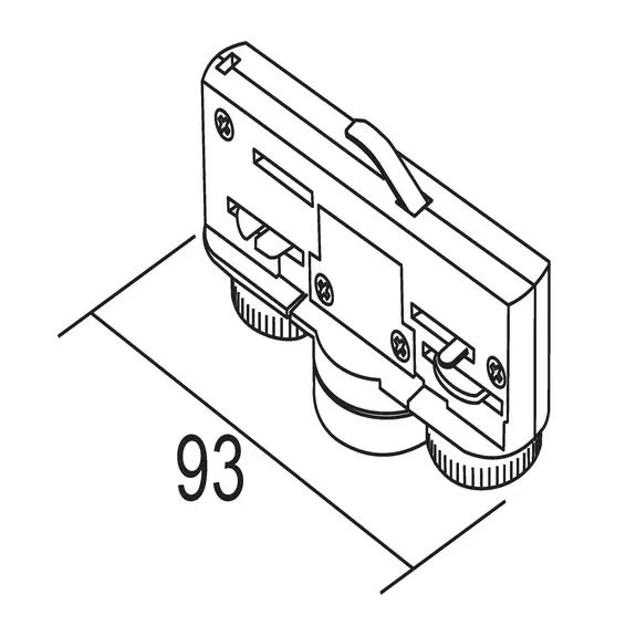 Lampenwelt Ivela Adapter 3-Phasen 220-240V 10kg, weiß Fabrik Onlineshop