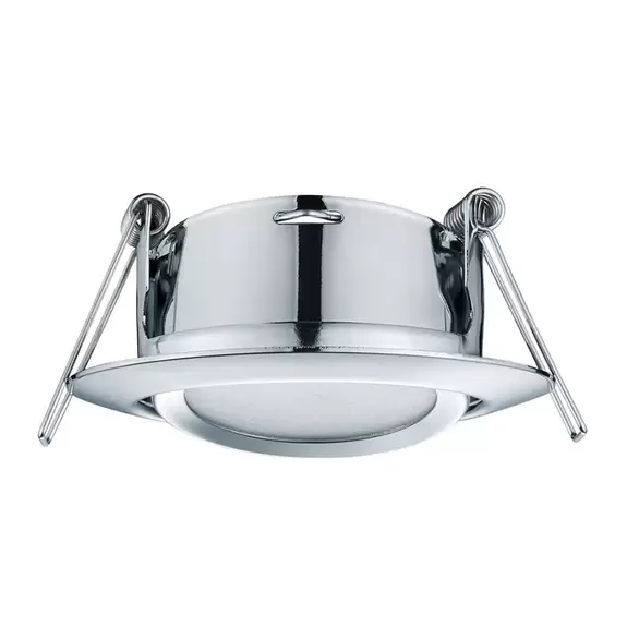 Lampenwelt Runder LED-Einbaustrahler Rila in Chrom Jubiläumsangebot