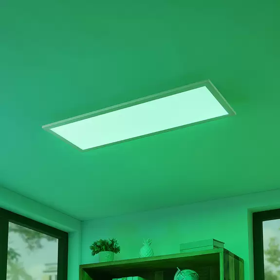 Lampenwelt Lindby Kjetil LED-Deckenpanel App RGB 80x 30 cm Zeitlich begrenztes Angebot