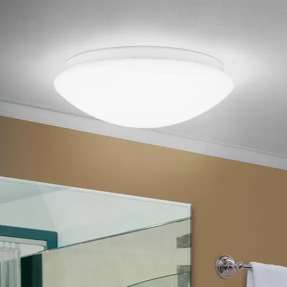Lampenwelt LED-Deckenleuchte Nedo gewölbt, Ø 25 cm JETZT KAUFEN