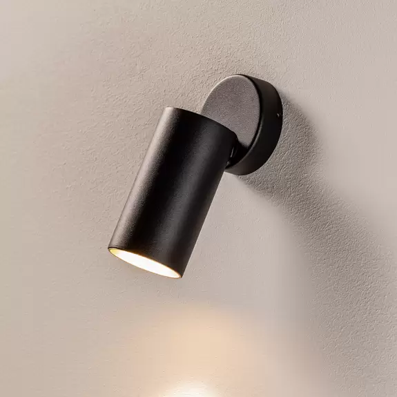 Lampenwelt Deckenstrahler Mono I schwarz, innen gold, 1-fl Neueste Stile