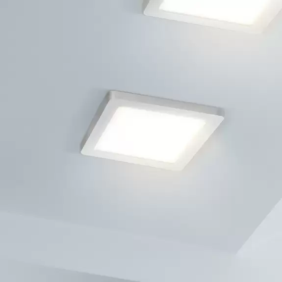 Lampenwelt LED-Panel Selesto, quadratisch, dimmbar, weiß Bis zu 50% Rabatt