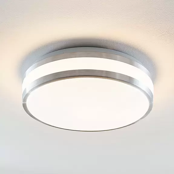 Lampenwelt Lindby Nelia LED-Alu-Deckenlampe, rund, 34,5 cm Bis zu 60% Rabatt