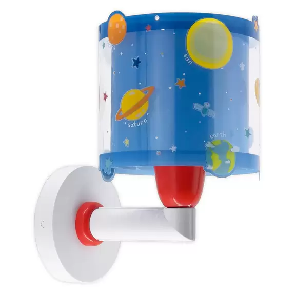 Lampenwelt Dalber Planets Kinder-Wandleuchte mit Stecker 50% Rabatt mit kostenlosem Versand