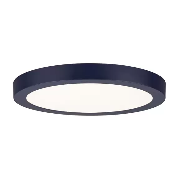 Lampenwelt Paulmann Abia LED-Panel Ø 30cm 2.700K nachtblau Begrenzt auf 3 Tage