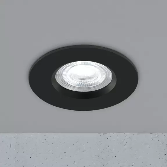 Lampenwelt LED-Einbauleuchte Don Smart, RGBW, schwarz Speichern exportieren