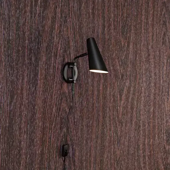 Lampenwelt Wandleuchte Cal mit Schalter und Stecker Cyber Monday