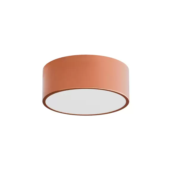 Lampenwelt Deckenleuchte Cleo, kupferfarben, Ø 20 cm, Metall, IP54 Heißer Verkauf
