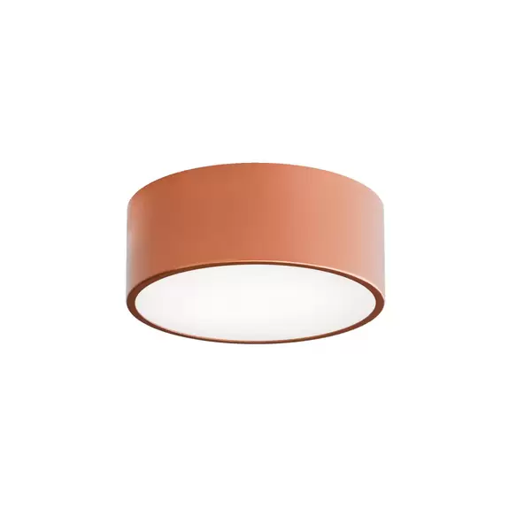 Lampenwelt Deckenleuchte Cleo, kupferfarben, Ø 20 cm, Metall, IP54 Heißer Verkauf
