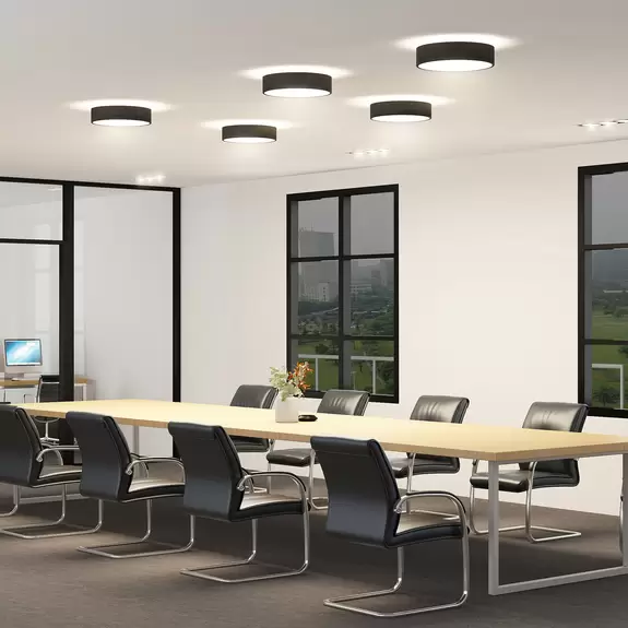 Lampenwelt Arcchio Vanida LED-Deckenlampe, schwarz, 40 cm Sonderangebote