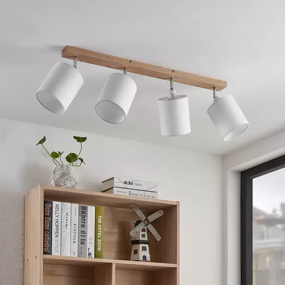 Lampenwelt Lindby Imarin Deckenstrahler, 4-flammig, weiß Letzter Tag